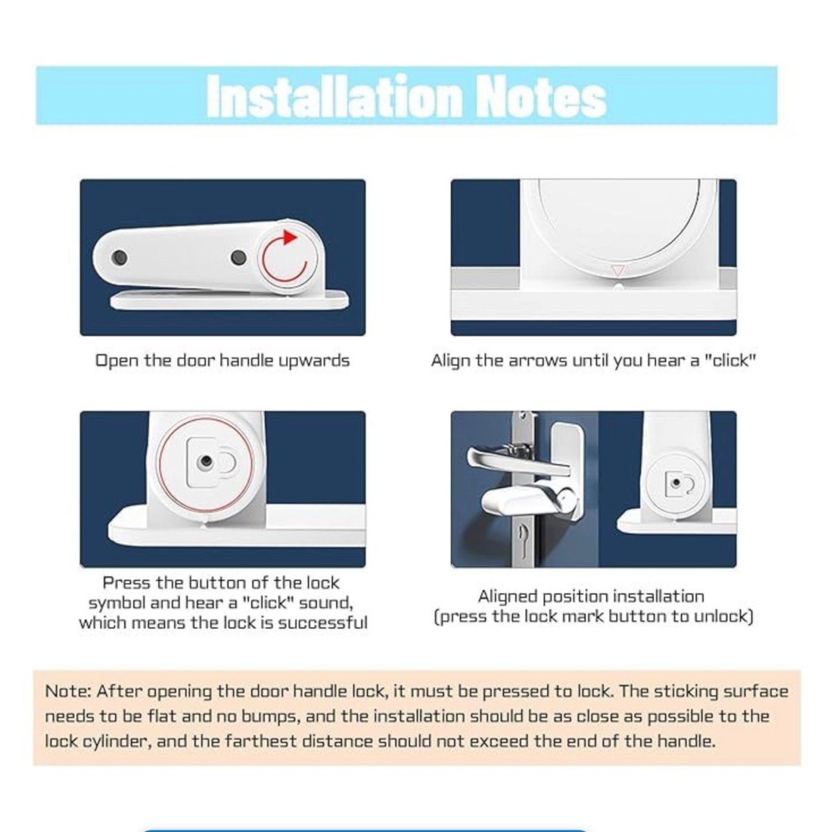 Baby Proofing Multifunctional Door and Window Lock - Tiny One Proofing South Africa